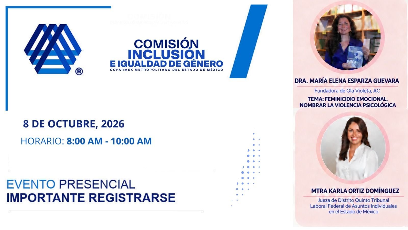8 de Octubre 2026- Comisión Inclusión e Igualdad de Genero